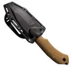 9" Tactical Fixed Blade Knife w/ Kydex Sheath Coyote - Image 2