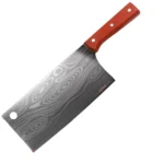 Asian Damascus Cleaver Knife – Chef Butcher Chopper