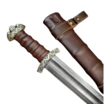 Damascus Viking Sword Sharp Norse Medieval Blade - Image 2