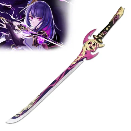 Genshin Impact Raiden Shogun Mistsplitter Sword