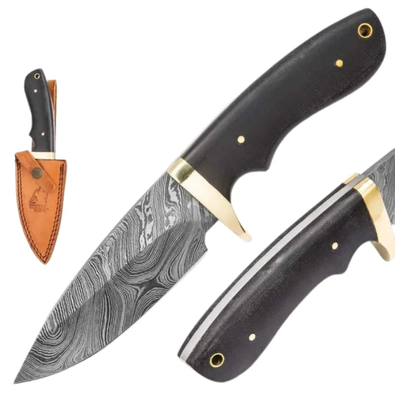 Gentleman’s Damascus Hunting Knife
