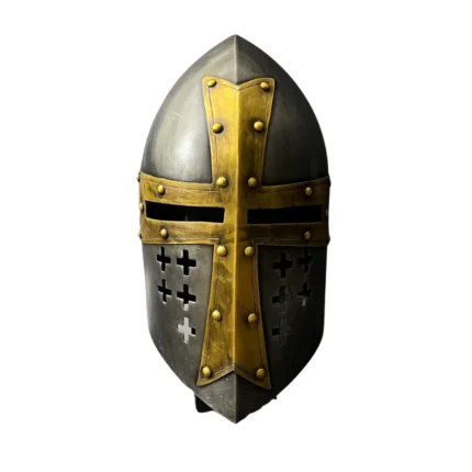 Knight’s Templar Sugarloaf Helmet Medieval Replica