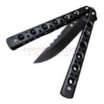 Classic Balisong butterfly knife in black