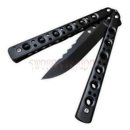 Classic Balisong butterfly knife in black