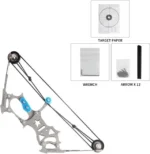 8" Mini Compound Bow Kit Pocket Archery Toy Set - Image 2