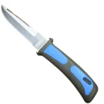 Scuba Diver Fixed Blade Knife with Sheath & Straps - Image 3