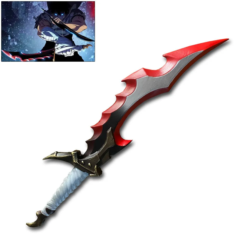 Solo Leveling Knight Killer Dagger 50cm Foam Prop Solo Leveling Knight Killer Dagger 50cm Foam Prop