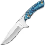Timber Rattler Blue Pakkawood Hunting Skinning Knife