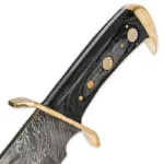 Timber Rattler Damascus Bowie Hunting 17" Knife