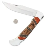 Timber Rattler Heartwood Scarab Back Folding Knife