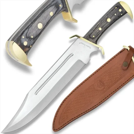 Timber Rattler Western Outlaw Full Tang Bowie Knife