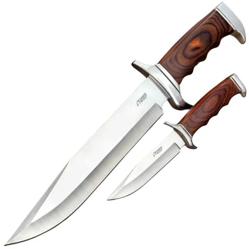 Timber Wolf Bowie & Fixed Blade Knife Set
