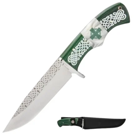 Timber Wolf Celtic Legend Fixed Blade Knife with sheath