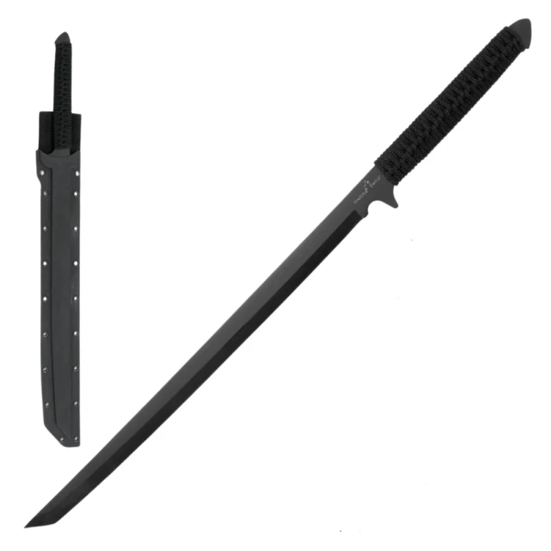 Timber Wolf Full-Tang Ninja Sword 27" w/ ABS Scabbard