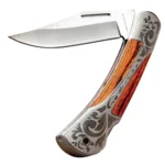 Timber Wolf Gentlemans Hunting Folding Pocket Knife Wood