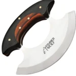 Timber Wolf Shredder Ulu Knife w/ Sheath 3 3/4"