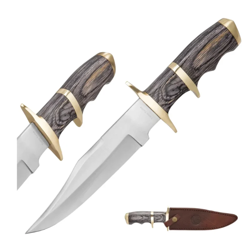 Timber Wood Full Tang Hunting Bowie Knife