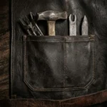Blacksmith Leather Apron Heavy Duty Work Gear - Image 3