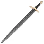 Double Edge Hand Forged Damascus Steel Viking Sword