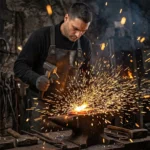 Durable Iron Shield Premium Blacksmith Work Apron - Image 2