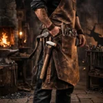Heavy Duty IronGuard Blacksmith Leather Apron