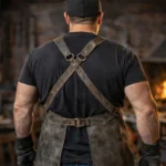 Iron Shield Blacksmith Apron Heavy Duty Protective Work - Image 2