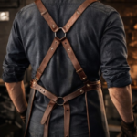 Ironclad Forge Crazy Horse Leather Blacksmith Apron - Image 3