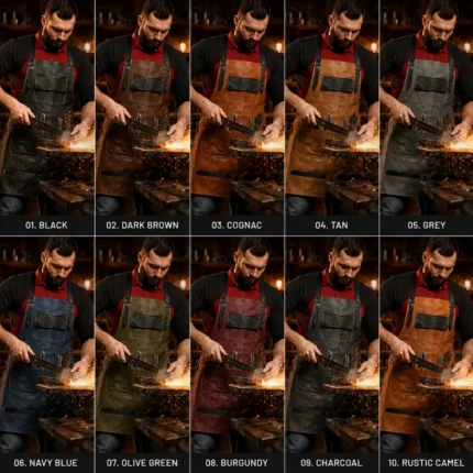 Ironclad Blacksmith Apron with Split Leg Heavy Duty