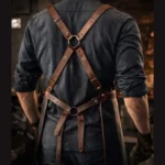 Ironclad Forge Crazy Horse Leather Blacksmith Apron - Image 2