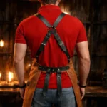Reinforced Blacksmith Apron with Split Leg Heavy Duty - Image 2
