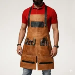 Reinforced Blacksmith Apron with Split Leg Heavy Duty