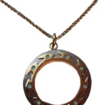 Xena Warrior Princess Chakram Metal Necklace Enamel