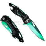 MTech green blade assisted opening pocket knife