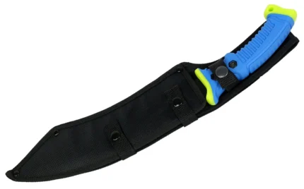 16 Curved Blade Hunting Knife Tactical Camping Green