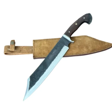 18” Reverse Tanto Bowie Knife Full Tang Carbon Steel