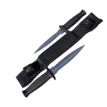 7" Double Edge Tactical Knife Full Tang w/ Sheath