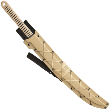 Black Ronin Tan Wakizashi Sword 27_ Full Tang