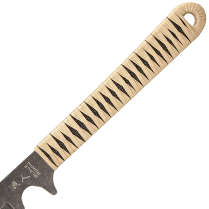 Black Ronin Tan Wakizashi Sword 27_ Full Tang
