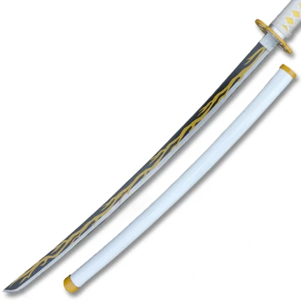 Demon Slayer Kimetsu No Yaiba Agatsuma Zenitsu LARP Sword