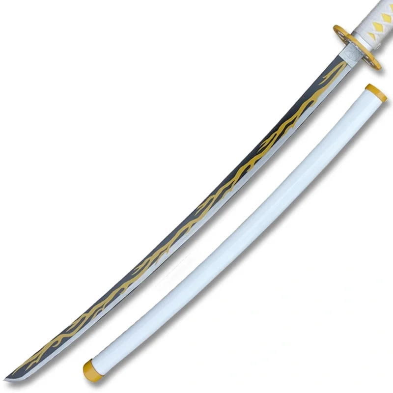 Demon Slayer Kimetsu No Yaiba Agatsuma Zenitsu LARP Sword