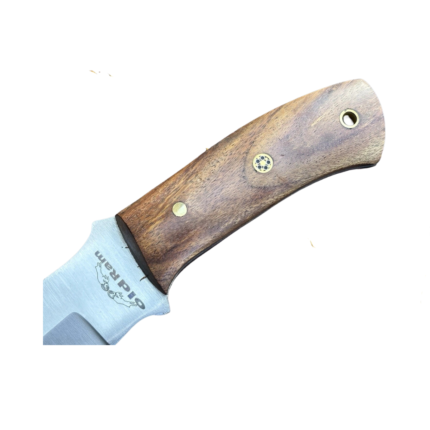 Full Tang Carbon Steel Survival Knife With wooden handle