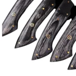 Handmade Forged Kitchen Damascus Steel Chef Knife Set