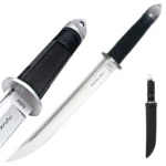 Honshu 17" Tanto Knife Stainless Steel with Leather Sheath
