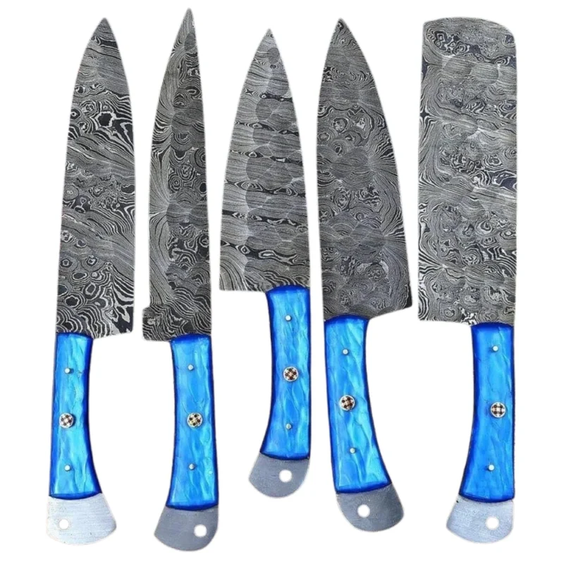Premium Kitchen Damascus Steel Chef Knife Set