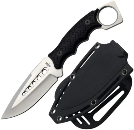 S-TEC 9 Full Tang Tactical Knife GEN 2 w Swivel Sheath