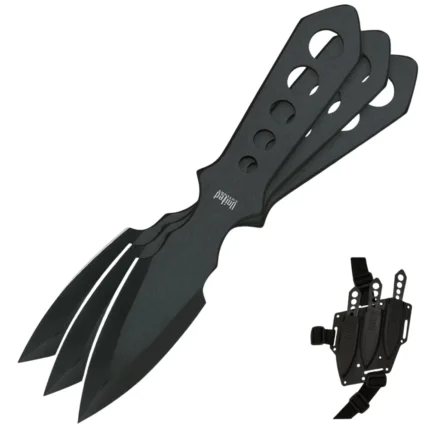 United Cutlery Throwing Knife Set Kunai Spike Dart with Case