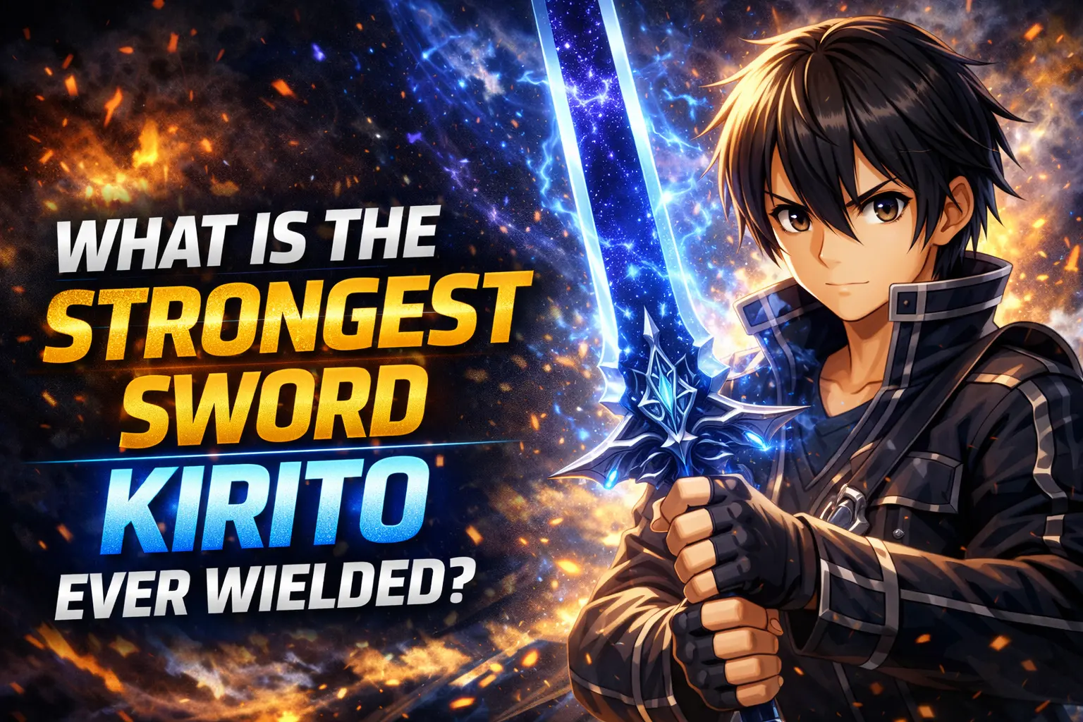 What is the Strongest Sword Kirito Ever Wielded