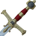 King Solomon Red Great Sword with Display Plaque