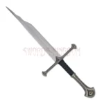 Full view of the Broken Shards of Narsil sword replica from Lord of the Rings featuring a stainless steel blade and authentic fantasy design