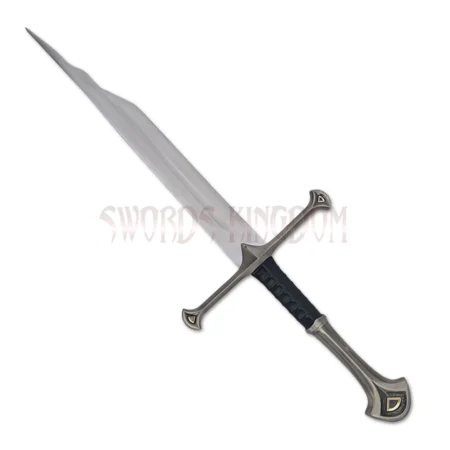 Full view of the Broken Shards of Narsil sword replica from Lord of the Rings featuring a stainless steel blade and authentic fantasy design